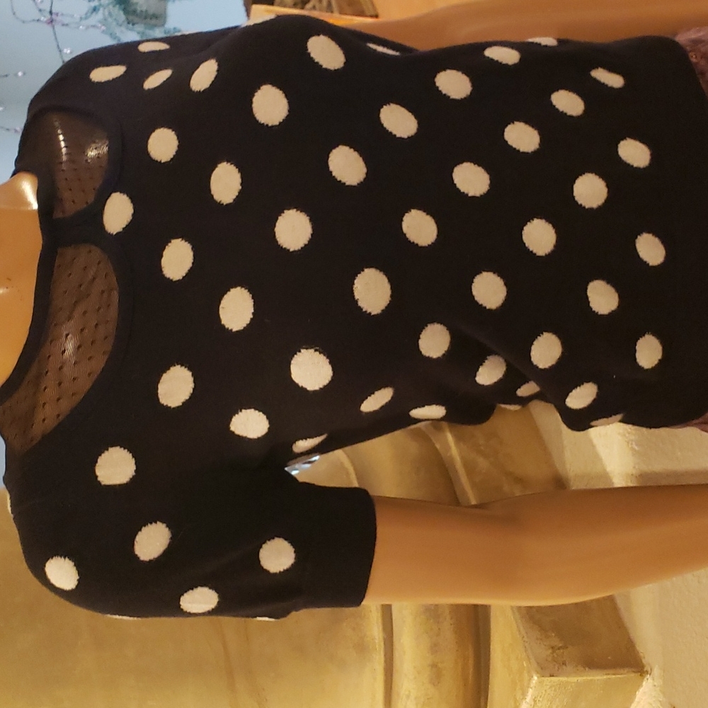 Polk a dot sweater